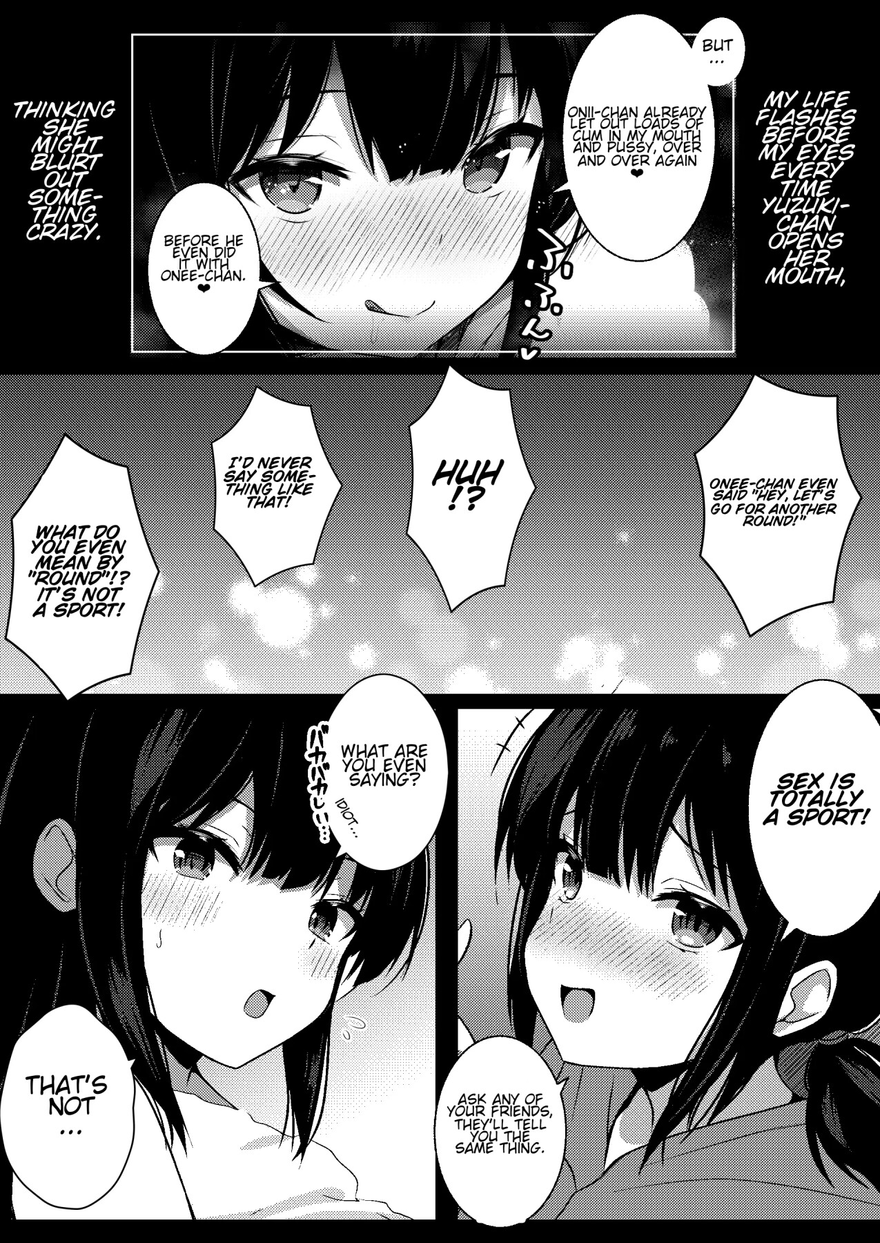 Hentai Manga Comic-I can't resist the temptation of her younger sister. 3-Read-6